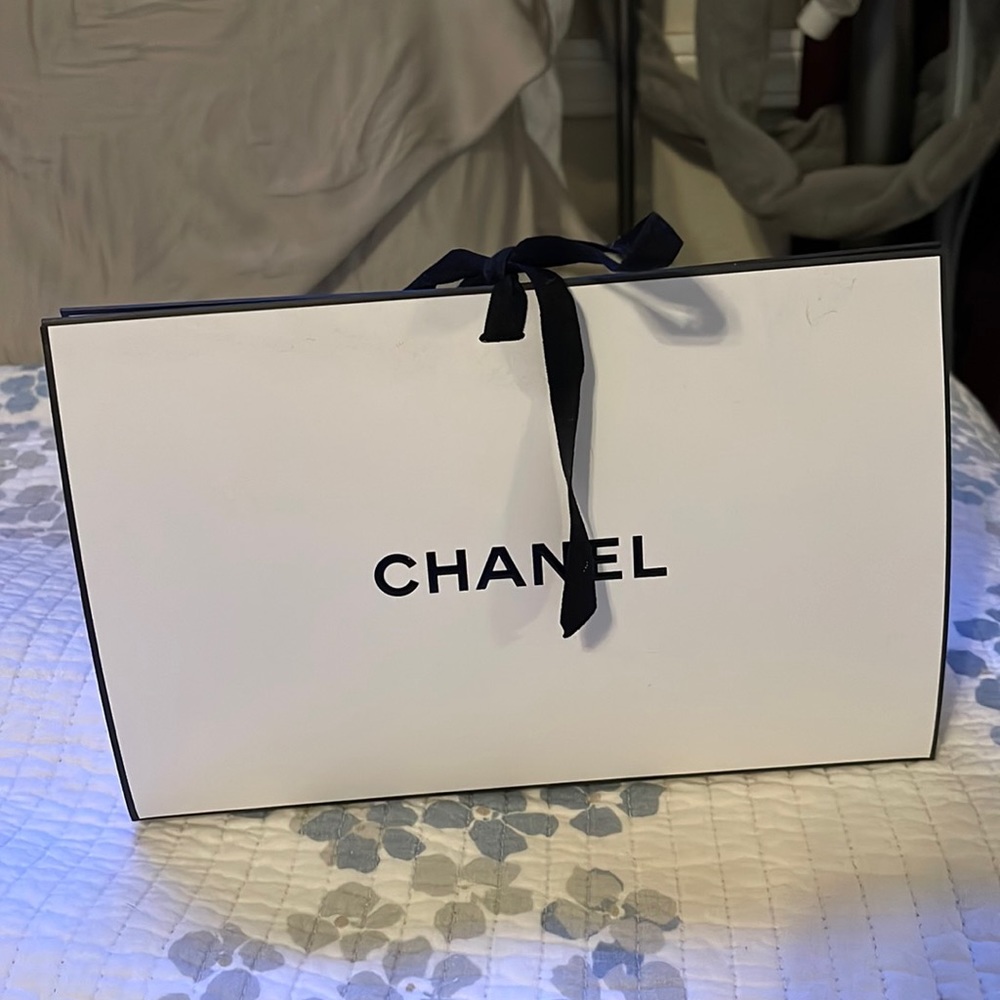 Chanel makeup box with Chanel stuffing